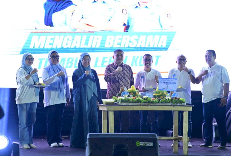 Gathering HUT ke-102 Perumda Air Minum, Munafri Tekankan Profesionalitas dan Pelayanan Prima