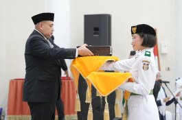 70 Paskibraka Makassar Siap Kibarkan Merah Putih di Karebosi, Munafri Tekankan Mental dan Disiplin