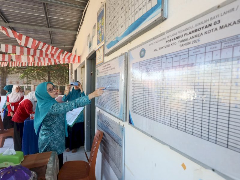 Tim Penggerak PKK Kota Makassar melakukan Supervisi, Monitoring, Evaluasi, dan Pelaporan (SMEP) Tahun 2026 di Kecamatan Biringkanaya dan Kecamatan Tamalanrea, Rabu (19/8/2026). @Jejakfakta/dok. Humas Pemkot Makassar