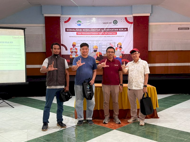 PT Gowa Makassar Tourism Development Tbk (GMTD) saat melaksanakan sosialisasi K3 bagi Vendor dan Kontraktor yang digelar di Madrid Hall, Akkarena, Jumat (21/8/2026). @Jejakfakta/dok. Ist.