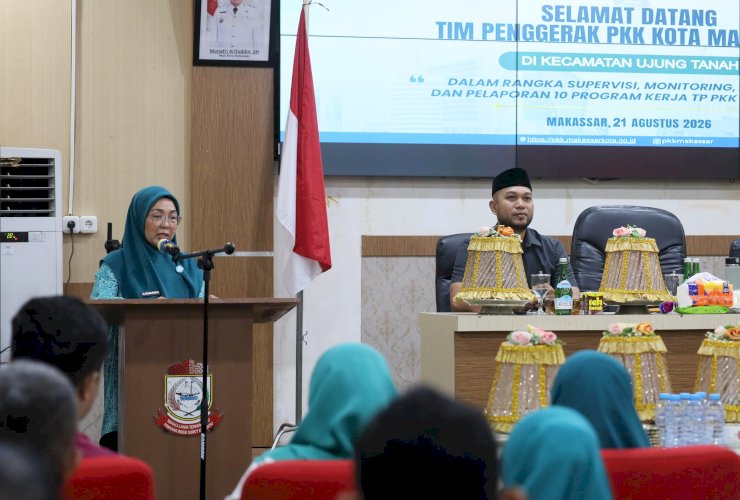 Ketua TP PKK Makassar Puji Kinerja Kader dan Pemcam Ujung Tanah Kawal Program Pemberdayaan