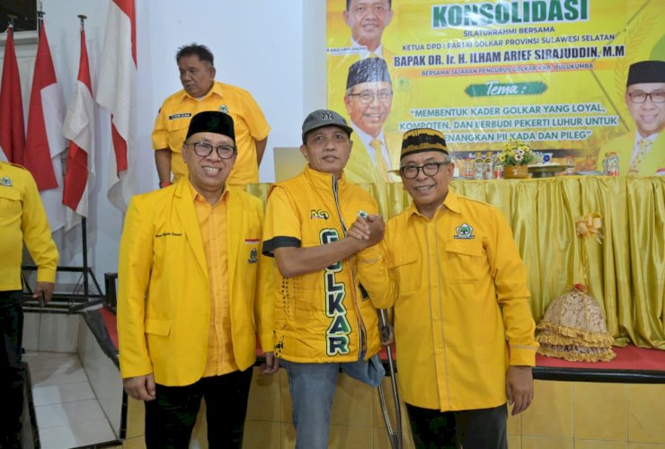 Tokoh Disabilitas Bulukumba Bergabung ke Golkar, IAS: Ini Wadah Pengabdian Baru