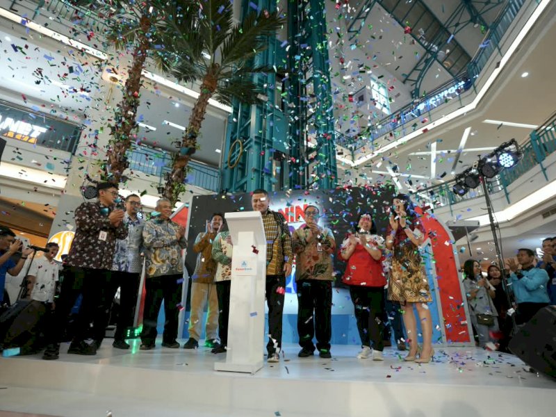 Wali Kota Makassar, Munafri Arifuddin, saat menghadiri pembukaan Panin Expo 2026 yang digelar Bank Panin di Mal Ratu Indah, Makassar, Kamis (20/8/2026). @Jejakfakta/dok. Humas Pemkot Makassar