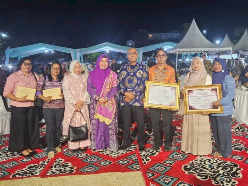 UPT SMP Negeri 3 Angkona melalui Pusat Informasi dan Konseling Remaja (PIK-R) Tunas Harapan yang sukses menjadi Juara I Lomba PIK-R BERANI Program Bangga Kencana tingkat Provinsi Sulsel, di Lapangan RTH Callaccu, Kabupaten Wajo,  pada Rabu (29/7/2026). @Jejakfakta/dok. Ist.