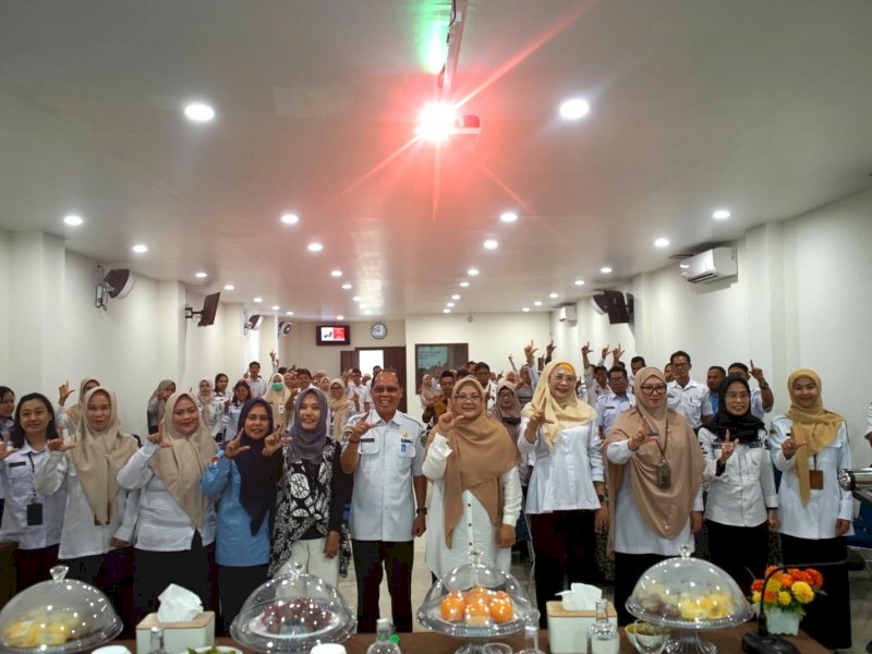 Asisten I Bidang Pemerintahan dan Kesejahteraan Rakyat Kabupaten Luwu Timur, Aini Endis Anrika, saat menghadiri Workshop School Health and Nutrition (SHN) yang digelar di Aula Wisma Trans Malili, Rabu (29/7/2026). @Jejakfakta/dok. Ist.