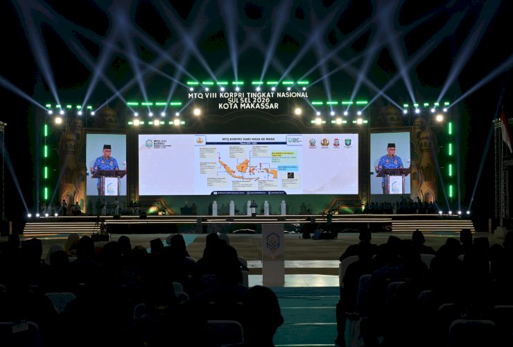 Dari 33 Jadi 117 Kafilah, MTQ VIII KORPRI Pulang Kampung ke Makassar