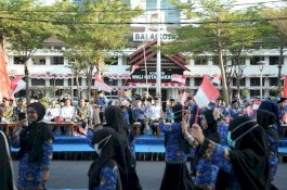 Jelang Pembukaan MTQ VIII KORPRI Nasional, 1.157 Peserta Ikuti Defile di Makassar