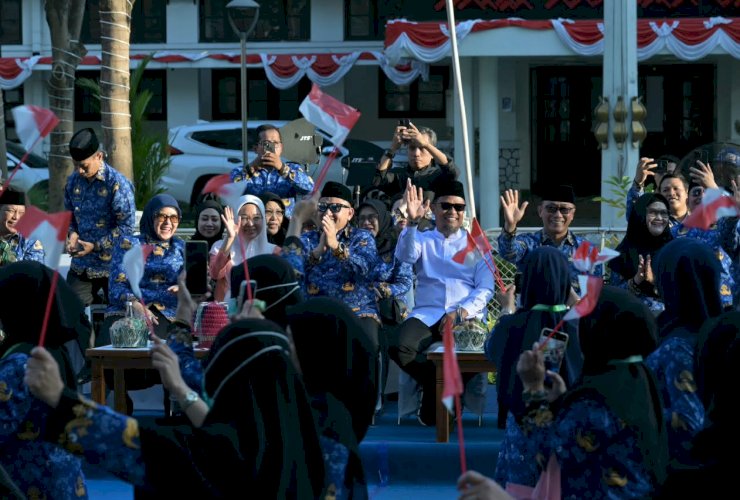 Pemkot Makassar Sambut 1.157 Peserta MTQ VIII KORPRI Nasional Lewat Defile Kafilah