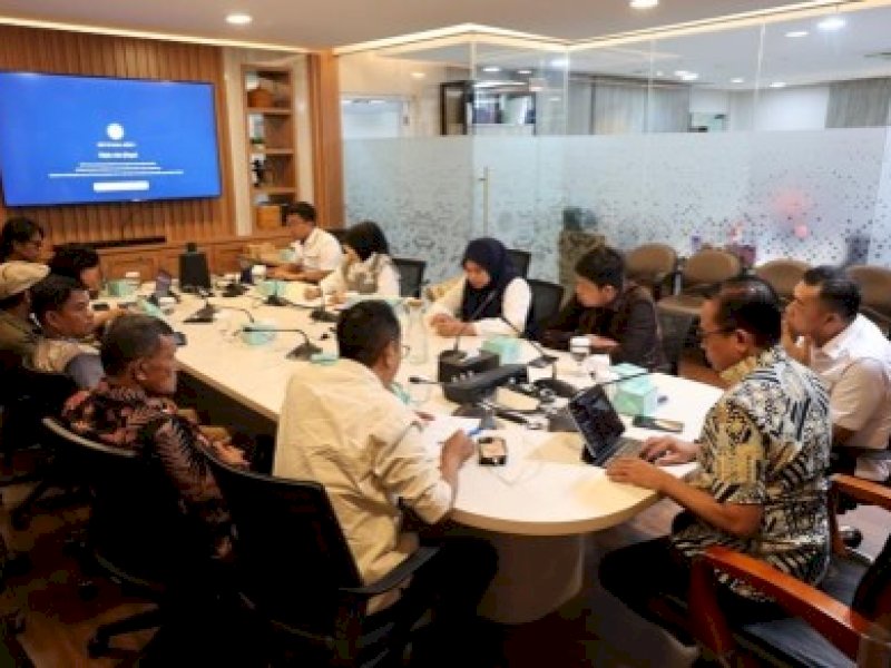 Kunjungan kerja Komisi II DPRD Bulukumba ke Direktorat Jenderal Penetapan Hak dan Pendaftaran Tanah Kementerian Agraria dan Tata Ruang/Badan Pertanahan Nasional (ATR/BPN) di Jakarta, Rabu (26/8/2026). @Jejakfakta/dok. Ist.