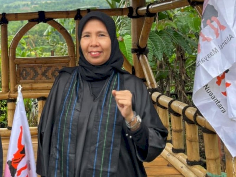 Ketua Pelaksana Harian AMAN Sulawesi Selatan, Tendri Itti. @Jejakfakta/dok. IST.