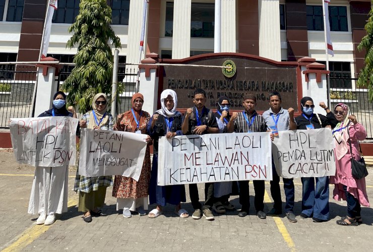 Babak Baru Perlawanan Petani Laoli, Gugatan PTUN Uji Keabsahan HPL Pemkab Luwu Timur