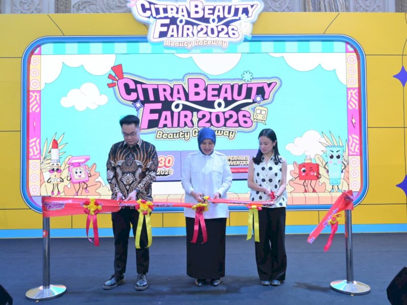 Wakil Wali Kota Makassar, Aliyah Mustika Ilham, resmi membuka Citra Beauty Fair 2026 yang digelar Citra Kosmetik dan Suwala, Rabu (26/8/2026). @Jejakfakta/dok. Humas Pemkot Makassar