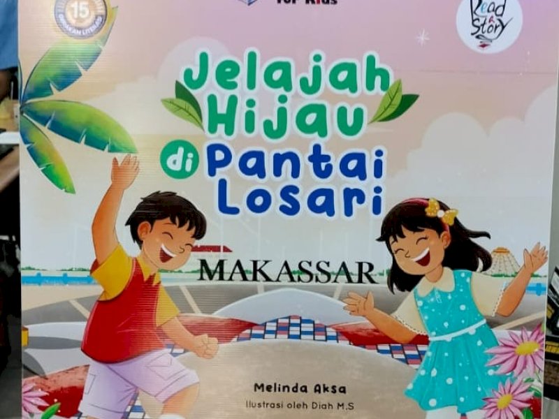 Buku "Jelajah Hijau di Pantai Losari" tidak dikomersilkan. @Jejakfakta/dok. Humas Pemkot Makassar