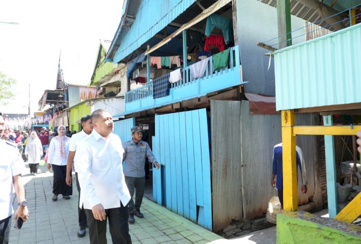 Pemkot Makassar Tata Permukiman Buloa, 200 Rumah Disulap Jadi Kampung Warna-Warni