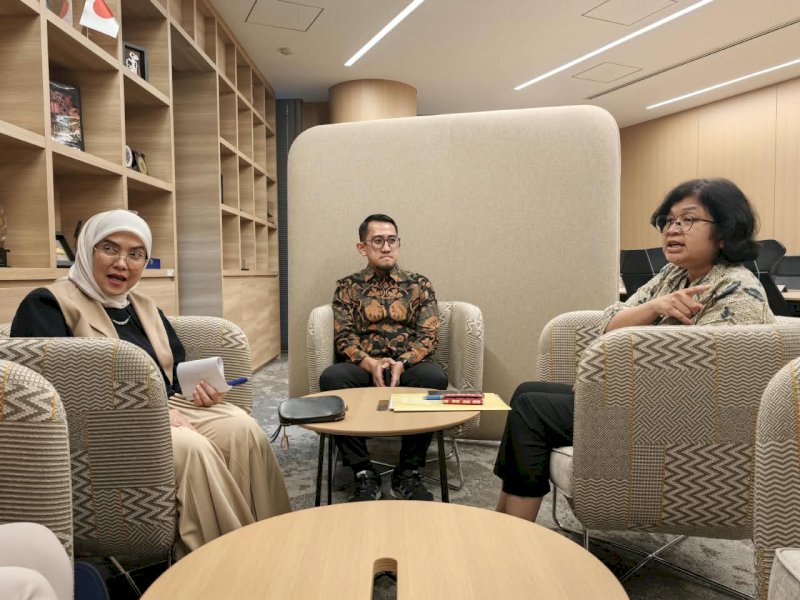 Wakil Wali Kota Makassar, Aliyah Mustika Ilham, saat mengunjungi Kedutaan Besar Republik Indonesia (KBRI) di Tokyo, Jepang, Senin (1/9/2026). @Jejakfakta/dok. Humas Pemkot Makassar