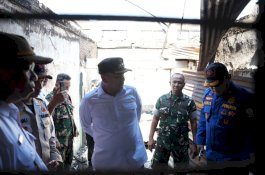 Munafri Pastikan Kebutuhan Dasar Korban Kebakaran Asrama TNI Terpenuhi