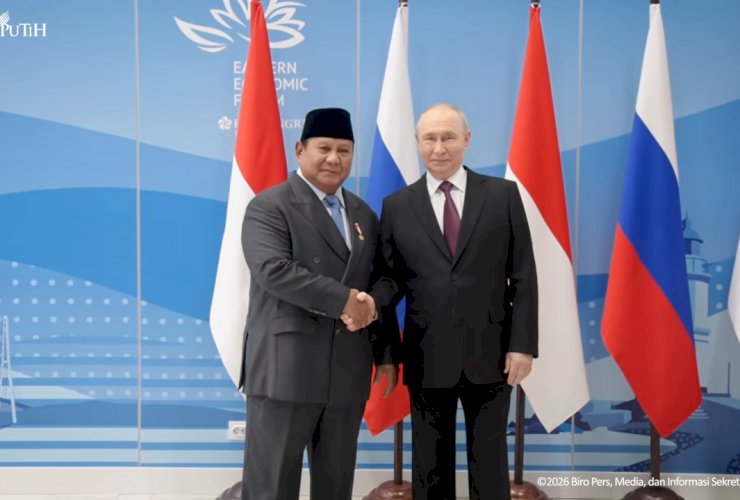 Presiden Prabowo dan Presiden Putin Bertemu di Vladivostok, Tegaskan Strategisnya Hubungan Indonesia-Rusia