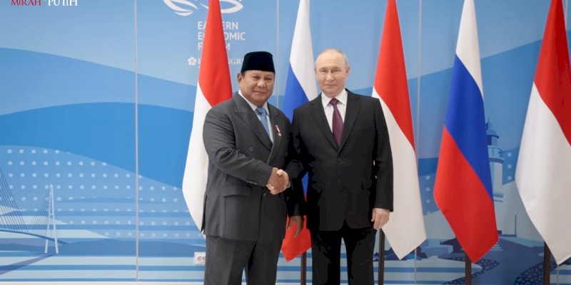 Presiden Prabowo dan Presiden Putin Bertemu di Vladivostok, Tegaskan Strategisnya Hubungan Indonesia-Rusia