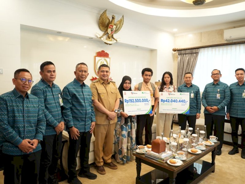 BPJS Ketenagakerjaan. Direktur Pelayanan BPJS Ketenagakerjaan, Trisna Sonjaya, saat melakukan audiensi dengan Wali Kota Makassar Munafri Arifuddin di Rumah Jabatan Wali Kota Makassar, Jumat (4/9/2026). @Jejakfakta/dok. Humas Pemkot Makassar