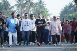Safari SSJ Bergulir ke Angkona, Warga Antusias Ikuti Jalan Santai dan Senam
