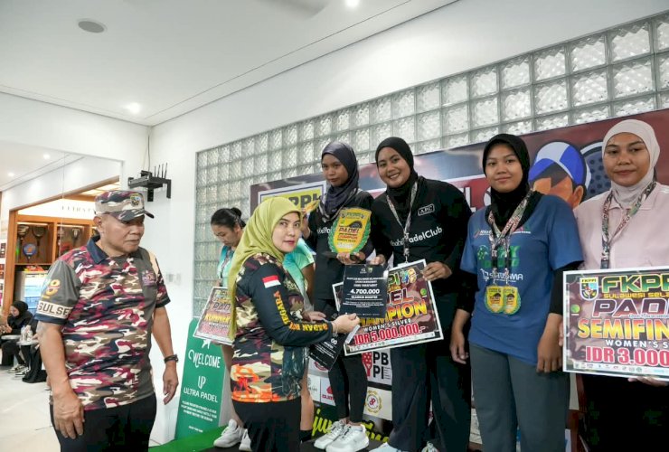 Aliyah Mustika Ilham Tutup FKPPI XIX Sulsel Padel Open Tournament 2026