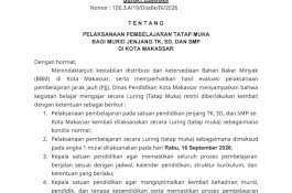 Antrean BBM Mulai Longgar, Disdik Makassar Kembalikan Siswa TK-SMP ke Sekolah Mulai Besok