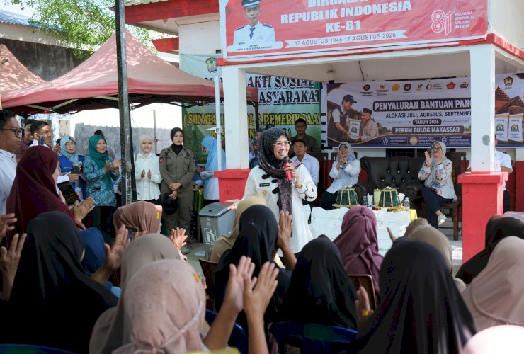 Salurkan Bantuan Pangan di Borimatangkasa, Bupati Gowa: Bentuk Perhatian Pemerintah kepada Masyarakat