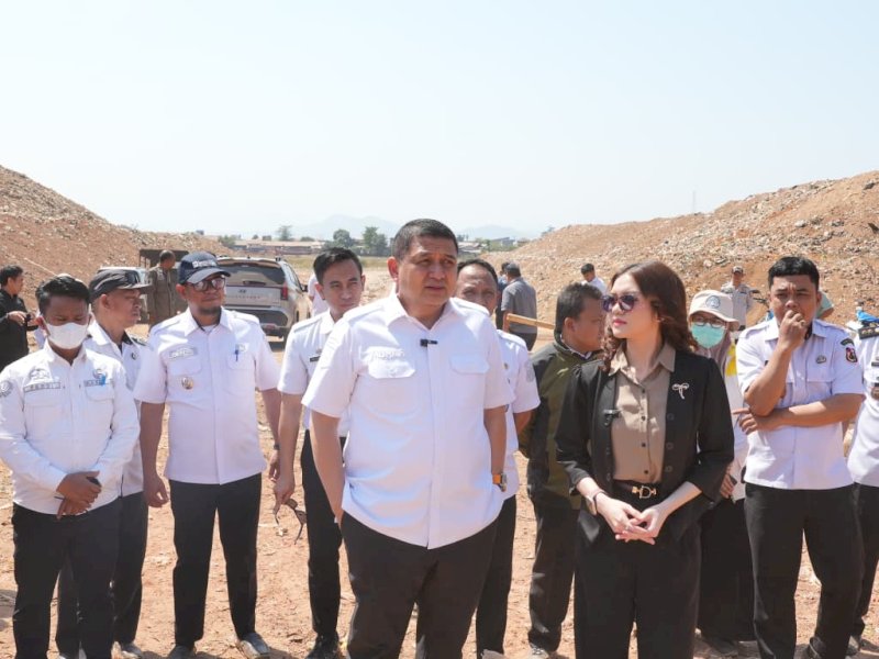 Wali Kota Makassar, Munafri Arifuddin, kembali meninjau perkembangan pembenahan Tempat Pemrosesan Akhir (TPA) Tamangapa, Antang, Kecamatan Manggala, Rabu (16/9/2026). @Jejakfakta/dok. Humas Pemkot Makassar
