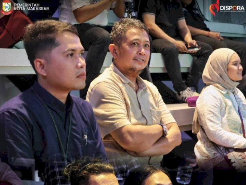 Kepala Dinas Pemuda dan Olahraga (Dispora) Kota Makassar, Syamsul Bahri, saat menghadiri pembukaan MCH Nusantara, Minggu (26/9/2026). @Jejakfakta/dok. IST.