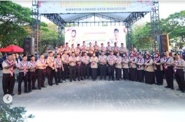 Pramuka Garuda Jadi Ruang Pembentukan Karakter, Dispora Makassar Dorong Pemuda Berintegritas