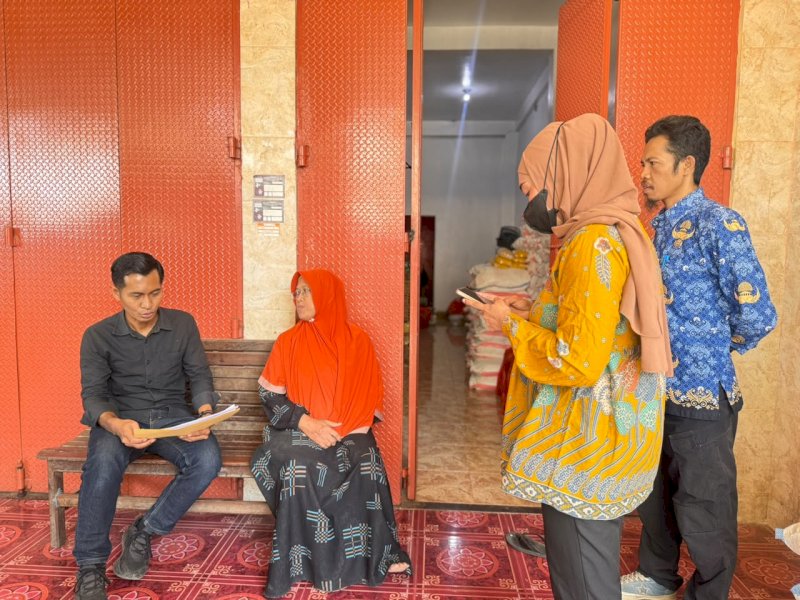 Bawaslu Kabupaten Gowa melakukan pengawasan melekat terhadap Pencocokan dan Penelitian Terbatas (Coktas) yang dilaksanakan KPU Kabupaten Gowa, Rabu (17/9/2026). @Jejakfakta/dok. IST