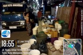 Kemarau Panjang, PDAM Makassar Salurkan 4,56 Juta Liter Air Bersih Gratis ke 9 Kecamatan