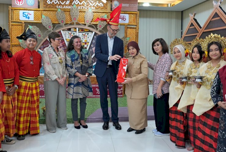 Sambut Dubes Swiss di Makassar, Aliyah Buka Peluang Kolaborasi Internasional