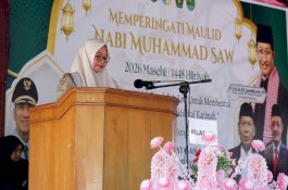 Hadiri Maulid di MTs As&rsquo;adiyah Malili, Wabup Puspawati Tekankan Pentingnya Pendidikan Karakter