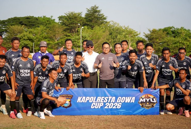 Kapolresta Gowa Cup 2026 Diikuti 12 Tim, Wabup Darmawangsyah: Momentum Perkuat Sinergitas