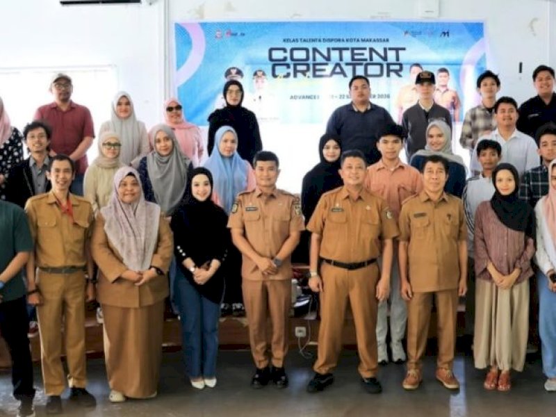 Advanced Content Creator Academy yang digelar di MCH Losari, Senin (21/9/2026). @Jejakfakta/dok. Dispora Makassar