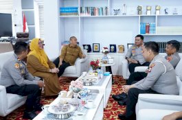 Bupati Irwan Terima Silaturahmi Perdana Kapolres Lutim, Bahas Sejumlah Isu Daerah
