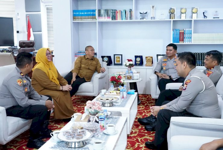 Bupati Irwan Terima Silaturahmi Perdana Kapolres Lutim, Bahas Sejumlah Isu Daerah