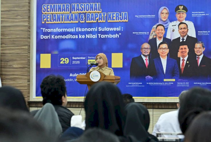 Aliyah Mustika Ilham Hadiri Pelantikan IKA ISMEI Sulselbartra, Dorong Kolaborasi Perkuat Ekonomi Sulawesi