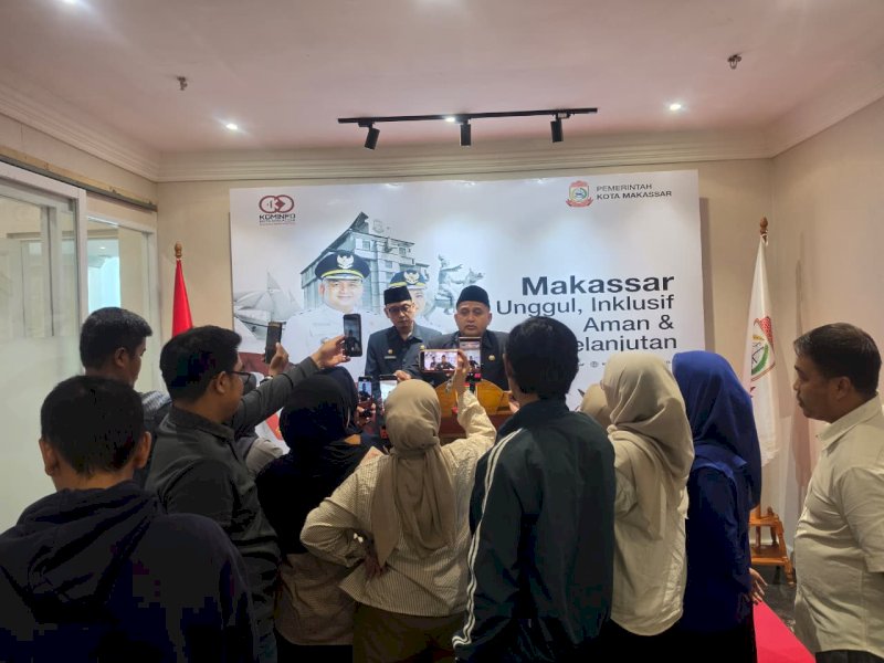 Wali Kota Makassar Munafri Arifuddin, memberikan keterangan pers usai pengesahan Anggaran Pendapatan dan Belanja Daerah (APBD) Perubahan Tahun Anggaran 2026 sebesar Rp5,26 triliun, Rabu (30/9/2026). @Jejakfakta/dok. Humas Pemkot Makassar