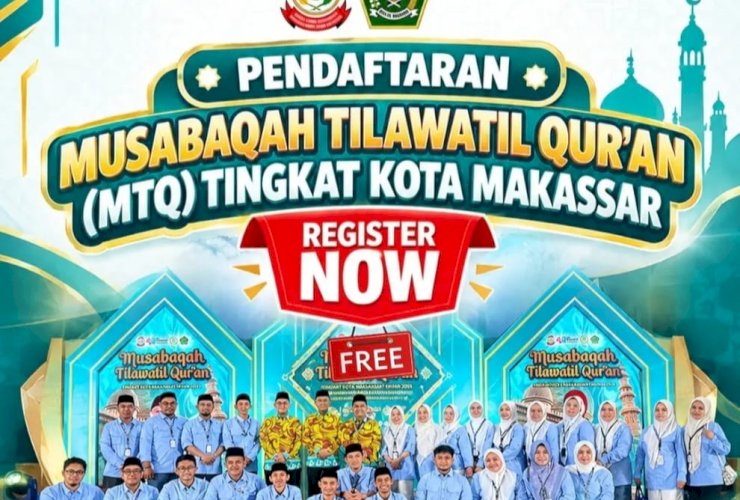 MTQ Makassar 2026 Dibuka dengan Audisi Terbuka, Peserta se-Sulsel Bisa Ikut Gratis