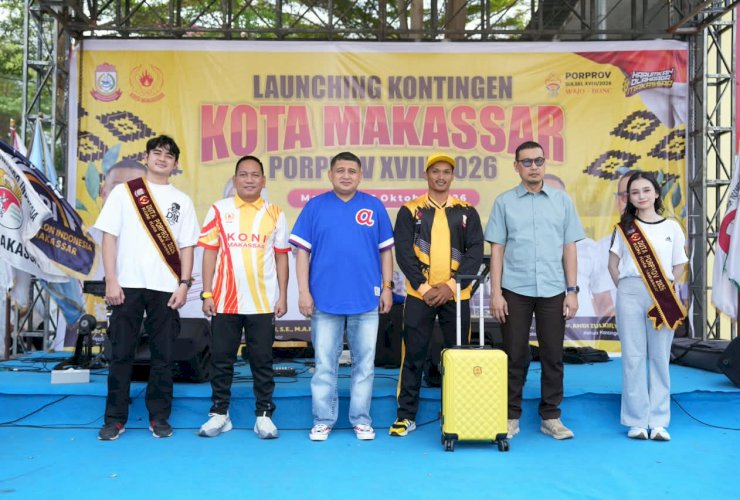 Munafri Kobarkan Semangat Juara, Kontingen Makassar Siap Pertahankan Takhta di Porprov Sulsel 2026