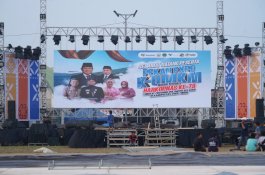 H-2 Pekan Expo K-UMKM Sulsel, Persiapan di Lapangan Iniaku Sorowako Capai 90 Persen