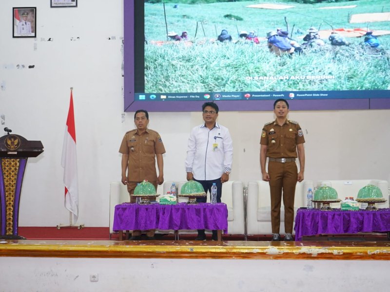 Bupati Enrekang Yusuf Ritangnga saat membuka Pelatihan Berbasis Kompetensi (PBK) Batch 5 yang digelar Pemkab Enrekang bekerja sama dengan Balai Pelatihan Vokasi dan Produktivitas (BPVP) Pangkep, Selasa (6/10/2026). @Jejakfakta/dok. IST.