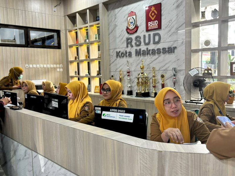 RSUD Daya Kota Makassar saat memberikan pelayanan kepada masyarakat, Rabu (7/10/2026).  Salah satu daerah percontohan (pilot project) nasional dalam pelaksanaan reformasi Jaminan Kesehatan Nasional (JKN). @Jejakfakta/dok. Humas Pemkot Makassar