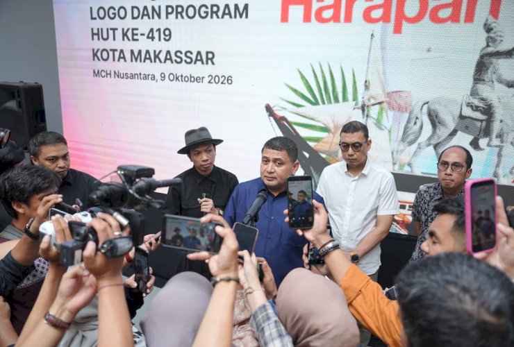 Wali Kota Appi Luncurkan Logo HUT ke-419 Makassar, Angkat Filosofi Pappaseng