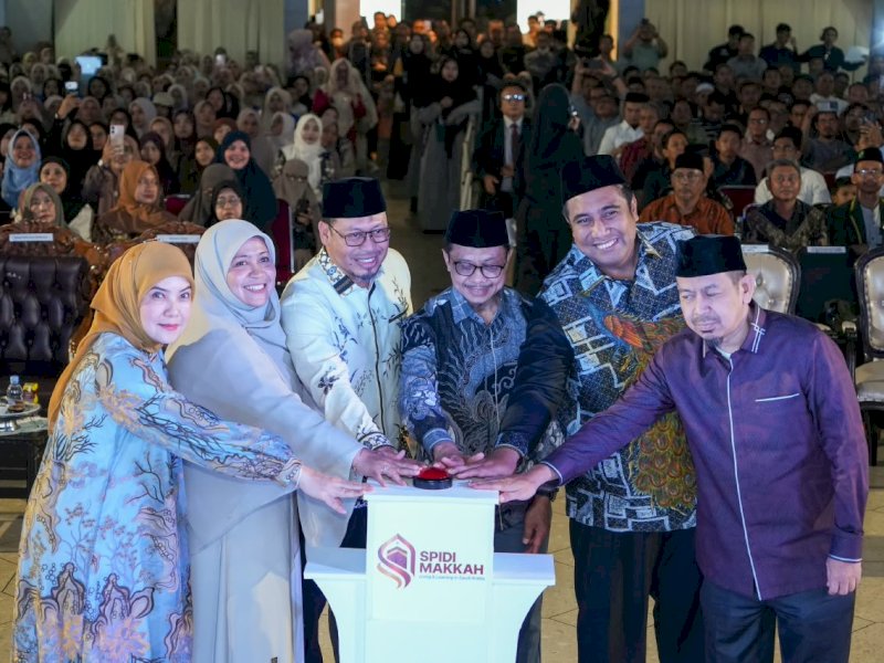 Wakil Wali Kota Makassar, Aliyah Mustika Ilham, aat menghadiri SPIDI Islamic Edu Fest 2026 yang dirangkaikan dengan Grand Launching SPIDI Makkah, Living & Learning in Saudi Arabia, di Gedung Manunggal, Jalan Jenderal Sudirman, Makassar, Sabtu (10/10/2026). @Jejakfakta/dok. Humas Pemkot Makassar