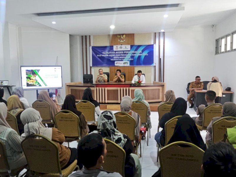 Sebanyak 1.500 pelaku usaha mikro dan PKL di Makassar diakomodasi untuk mendapatkan pendampingan serta peluang mengakses permodalan dari perbankan. @Jejakfakta/dok. Humas Pemkot Makassar