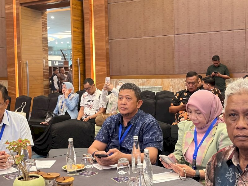 Kepala Dinas Pemuda dan Olahraga (Kadispora) Kota Makassar, Syamsul Bahri, saat menghadiri Forum Nasional Transformasi Kebijakan Kepemudaan dan Keolahragaan Nasional di Jakarta, 14&ndash;17 Oktober 2026. @Jejakfakta/Humas Dispora Makassar