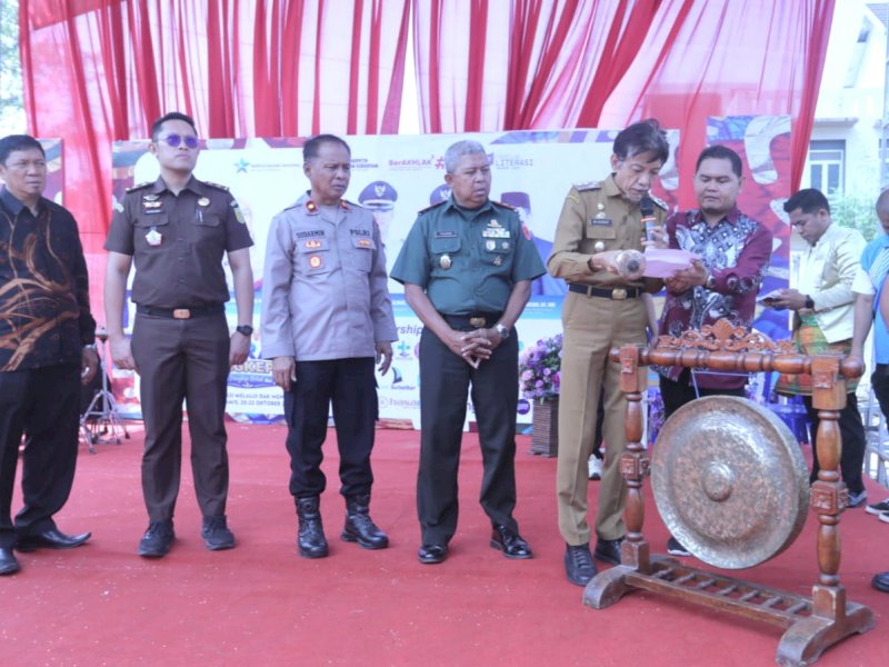 Wakil Bupati Pangkep, H. Abd Rahman Assagaf, menghadiri Festival Literasi Tahun 2026 Dinas Perpustakaan dan Kearsipan Kabupaten Pangkep, 20&ndash;22 Oktober 2026. @jejakfaktacom/Humas Pemda Pangkep
